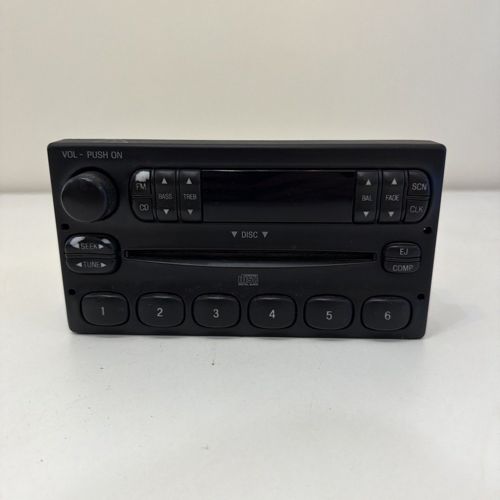 1998 (?) Ford Navigator - OEM Radio AM/FM/CD F77F-18C815-AB Receiver Untested